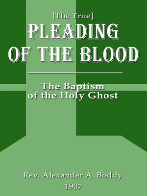 cover image of [The True] PLEADING OF THE BLOOD